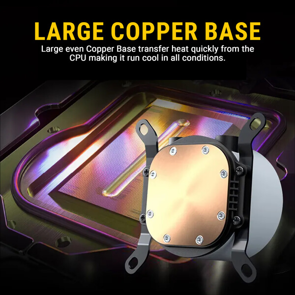 Ant Esports ICE-Infinite ARGB White 240mm CPU Liquid Cooler
